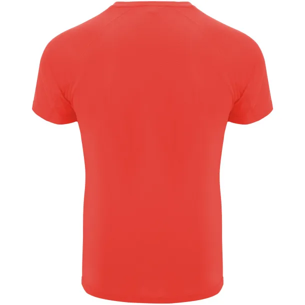 Bahrain short sleeve men's sports t-shirt - Roly Fluor Coral