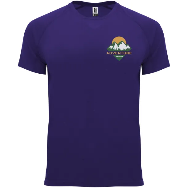 Bahrain short sleeve men's sports t-shirt - Roly Mauve