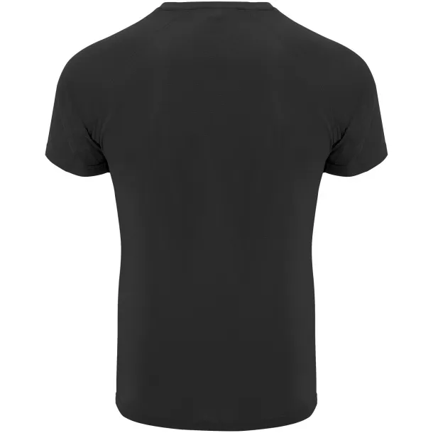 Bahrain short sleeve men's sports t-shirt - Roly Crna