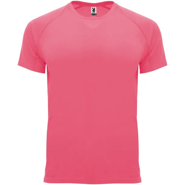 Bahrain short sleeve men's sports t-shirt - Roly Fluor Lady Pink