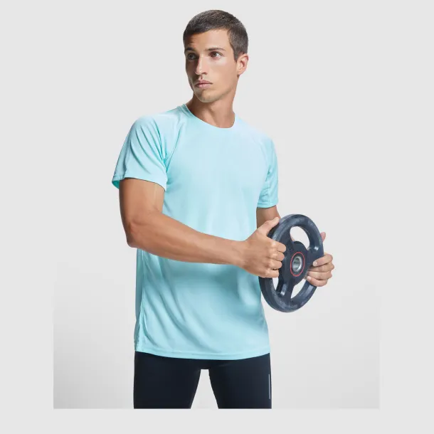 Bahrain short sleeve men's sports t-shirt - Roly Turquois