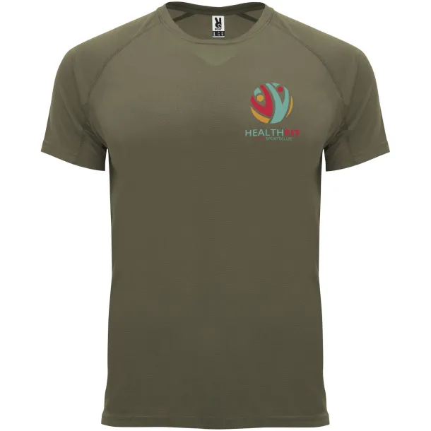 Bahrain short sleeve men's sports t-shirt - Roly Militar Green