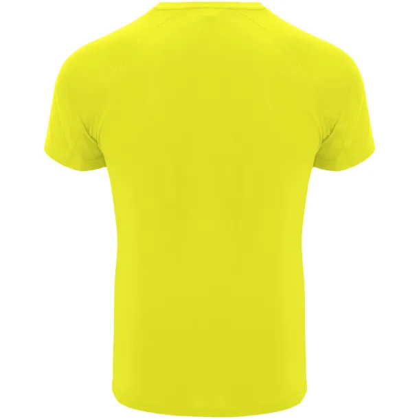 Bahrain short sleeve men's sports t-shirt - Roly Fluor Yellow