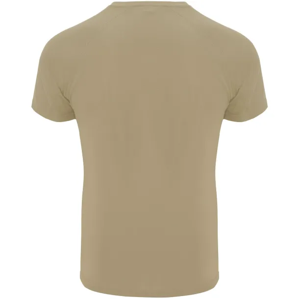 Bahrain short sleeve men's sports t-shirt - Roly Dark Sand