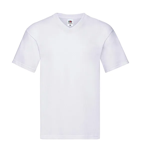  Klasična kratka majica s V-izrezom, 145 g/m² - Fruit of the Loom Bijela