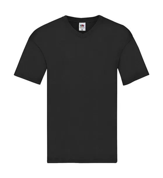  Original V-Neck T - Fruit of the Loom Black