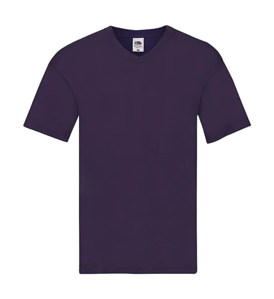 Klasična kratka majica s V-izrezom, 145 g/m² - Fruit of the Loom Ljubičasta