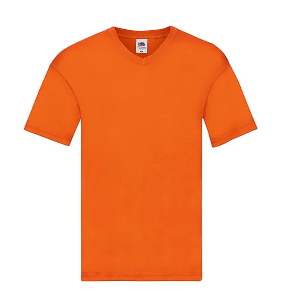  Klasična kratka majica s V-izrezom, 145 g/m² - Fruit of the Loom Narančasta