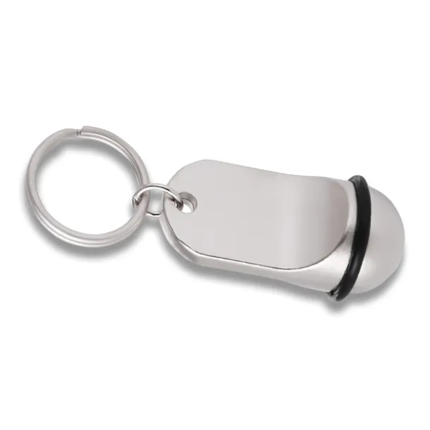 OLD metal key ring Silver