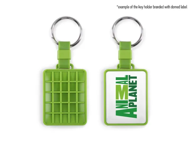 DOMINGO plastic key holder Kiwi