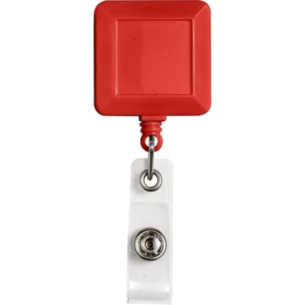  Ski-pass s uvlačnim kabelom cca. 75 cm red