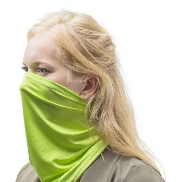  Face and neck cover lime green