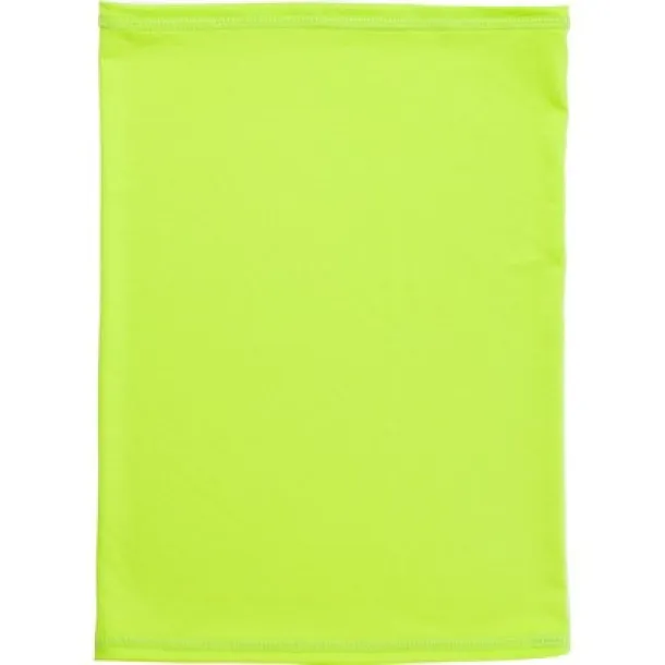  Face and neck cover lime green