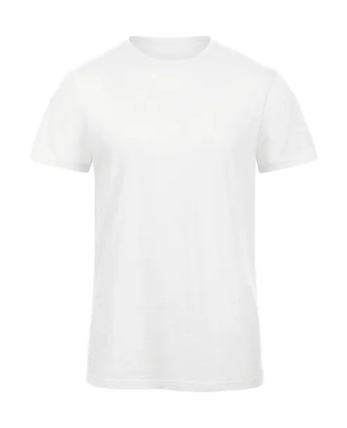  Organic Inspire Slub /men T-shirt - B&C Chic Pure White