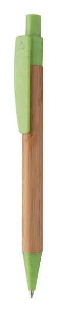 Boothic bamboo ballpoint pen Green Natural