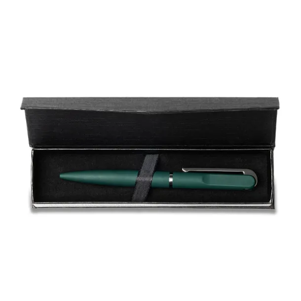 SABA metal ballpen in a box Dark green