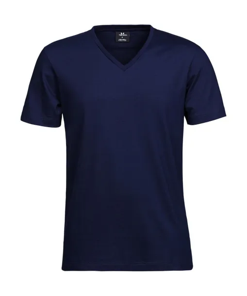  Muška kratka majica s V-izrezom, 185 g/m² - Tee Jays Mornarsko plava