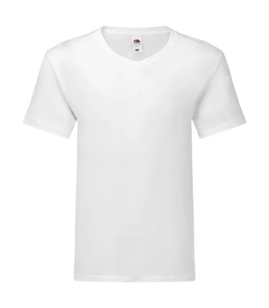  Muška kratka majica s V-izrezom, 150 g/m² - Fruit of the Loom Bijela