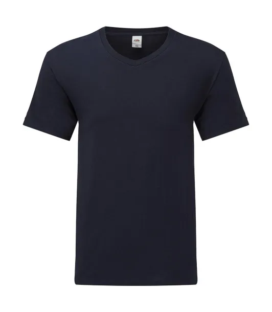  Iconic 150 V Neck T - Fruit of the Loom Deep Navy