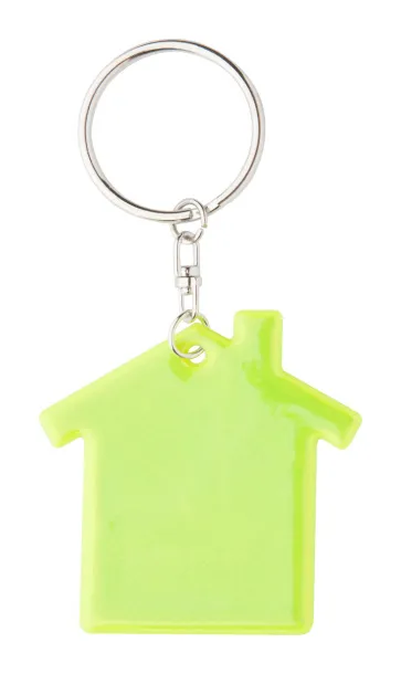 Abrax keyring safety yellow