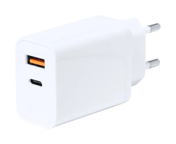 Golem USB zidni punjač Bijela