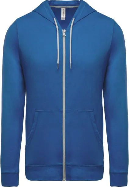  Lagana hoodica s patentom, 180 g/m2 - Kariban Light Royal Blue