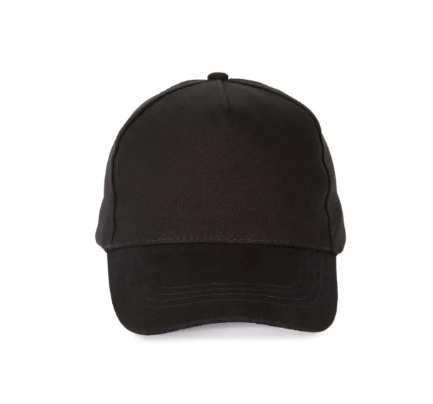  HEAVY COTTON CAP - 5 PANELS - K-UP Black