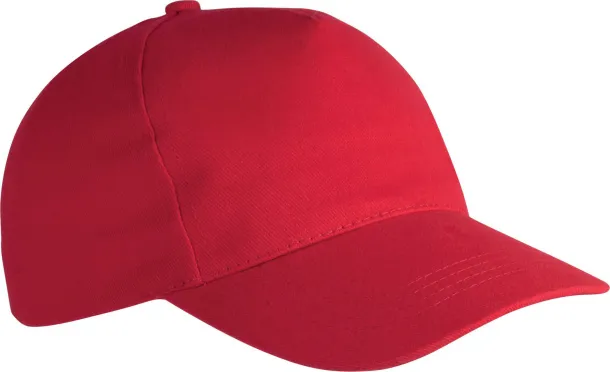  HEAVY COTTON CAP - 5 PANELS - K-UP Red