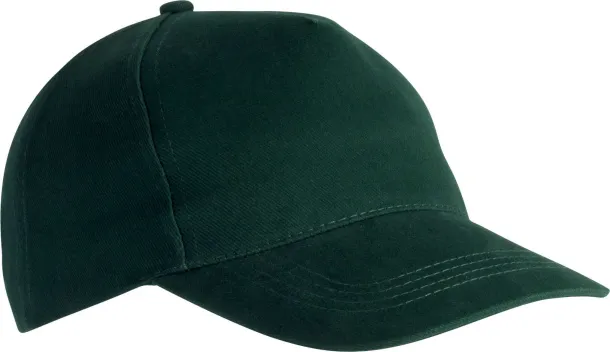  HEAVY COTTON CAP - 5 PANELS - K-UP Forest Green