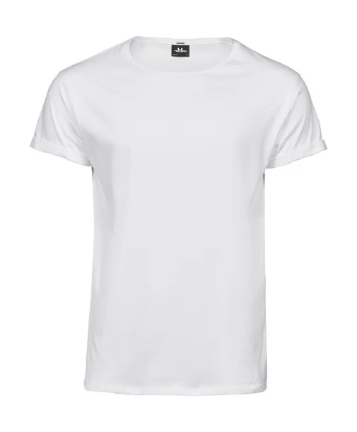  Kratka majica s podvrnutim rukavima, 160 g/m² - Tee Jays Bijela