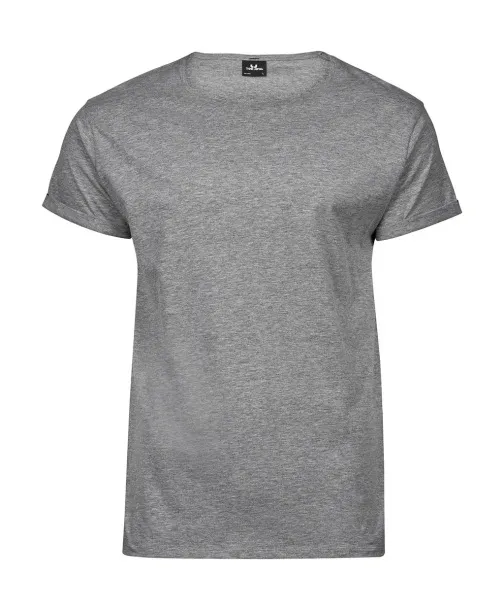  Kratka majica s podvrnutim rukavima, 160 g/m² - Tee Jays Heather Grey