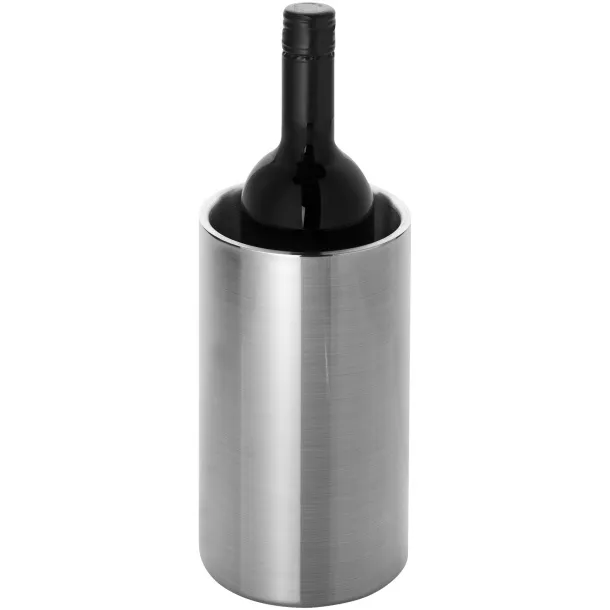 Cielo double-walled stainless steel wine cooler - Bullet Silver