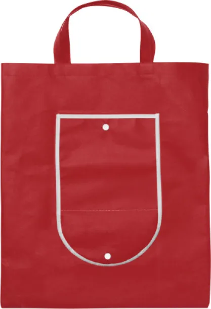 FRANCESCA Nonwoven (80 g/m²) foldable shopping bag red