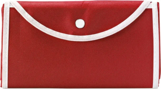 FRANCESCA Nonwoven (80 g/m²) foldable shopping bag red