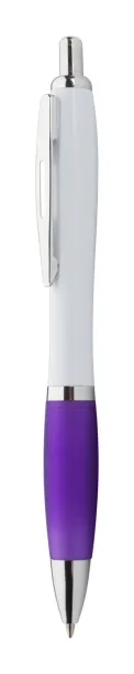 Wumpy ballpoint pen Purple White