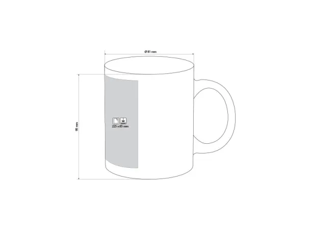 TEO mug - CASTELLI White