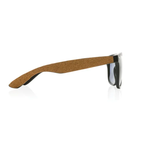  GRS recycled PC plastic sunglasses with FSC® cork - XD Collection Black 