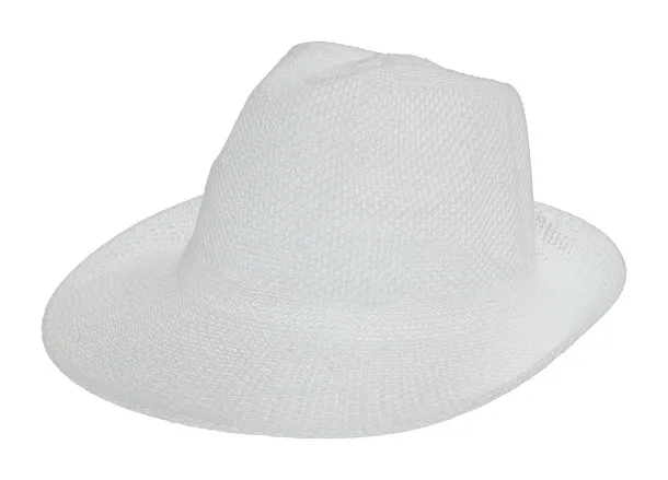 Willow straw hat White