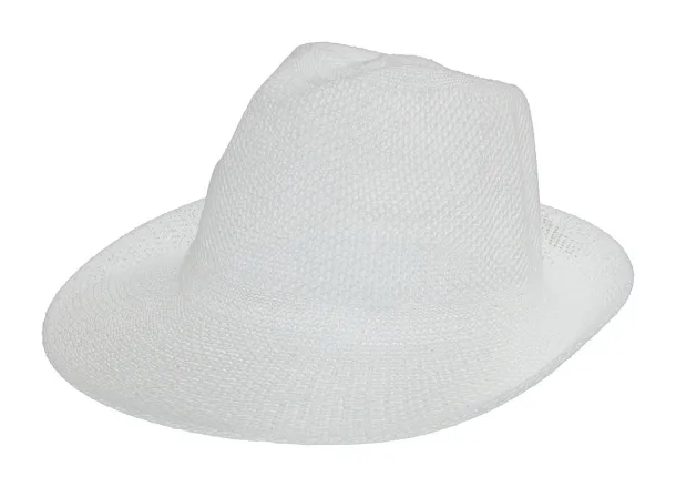 Willow straw hat White