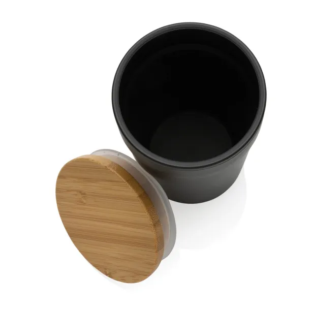  GRS RPP mug with FSC® bamboo lid - XD Collection Black 