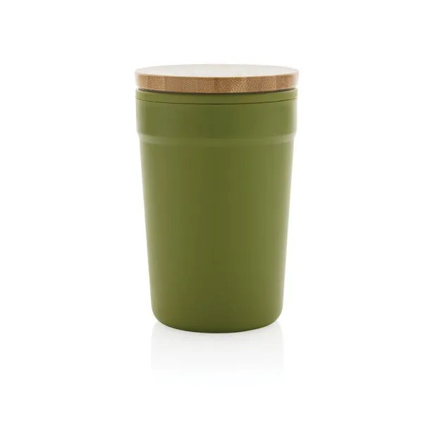  Šalica od GRS RPP-a s FSC® poklopcem od bambusa, 300 ml - XD Collection 45533C