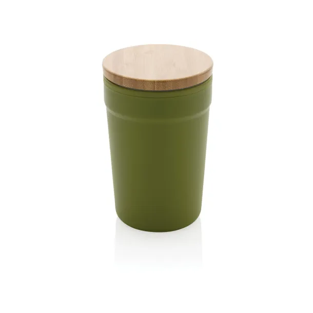  Šalica od GRS RPP-a s FSC® poklopcem od bambusa, 300 ml - XD Collection 45533C