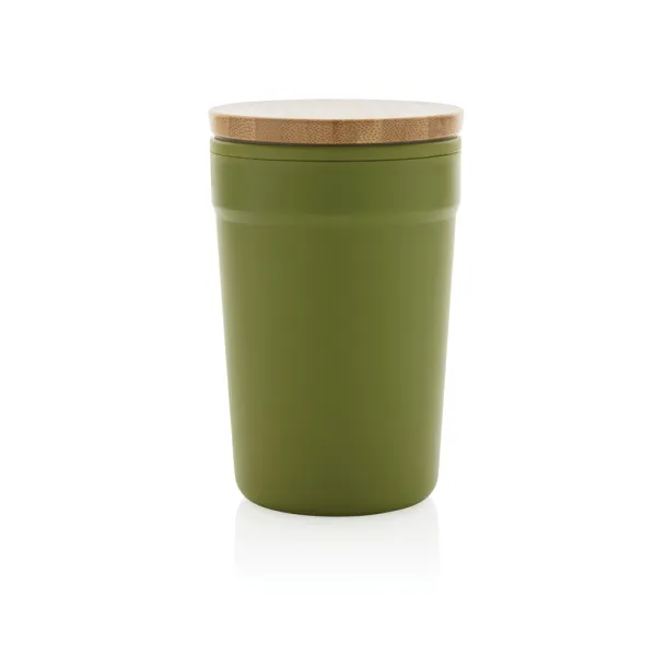  Šalica od GRS RPP-a s FSC® poklopcem od bambusa, 300 ml - XD Collection 45533C