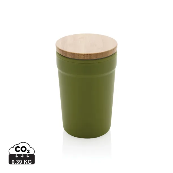  Šalica od GRS RPP-a s FSC® poklopcem od bambusa, 300 ml - XD Collection 45533C