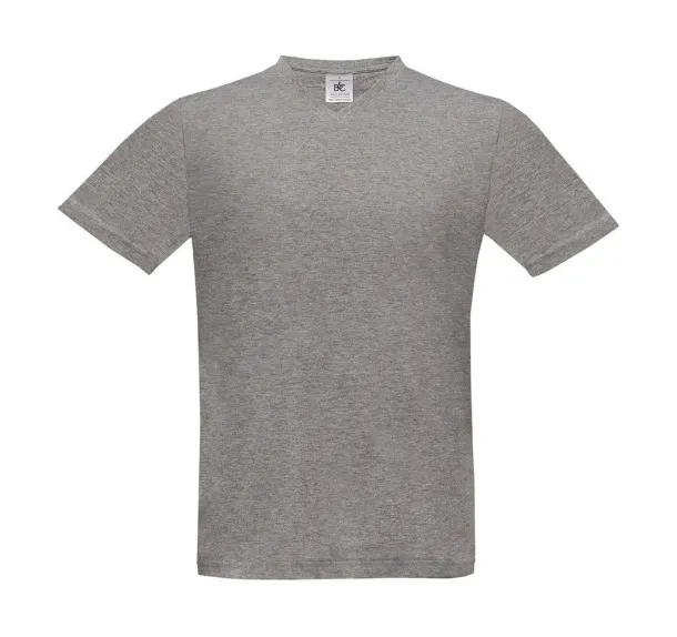  Exact V-neck T-Shirt - B&C Sport Grey