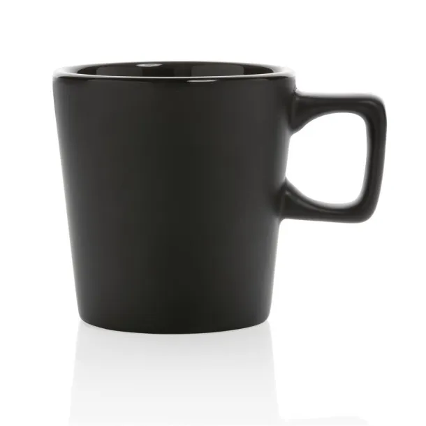  Ceramic modern coffee mug - XD Collection Black Black