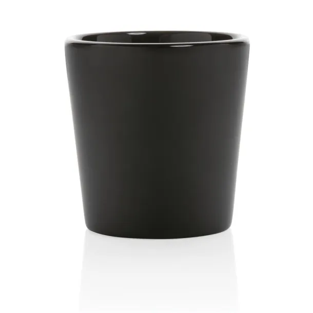  Ceramic modern coffee mug - XD Collection Black Black