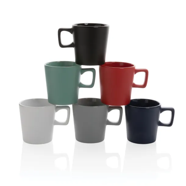  Ceramic modern coffee mug - XD Collection Black Black