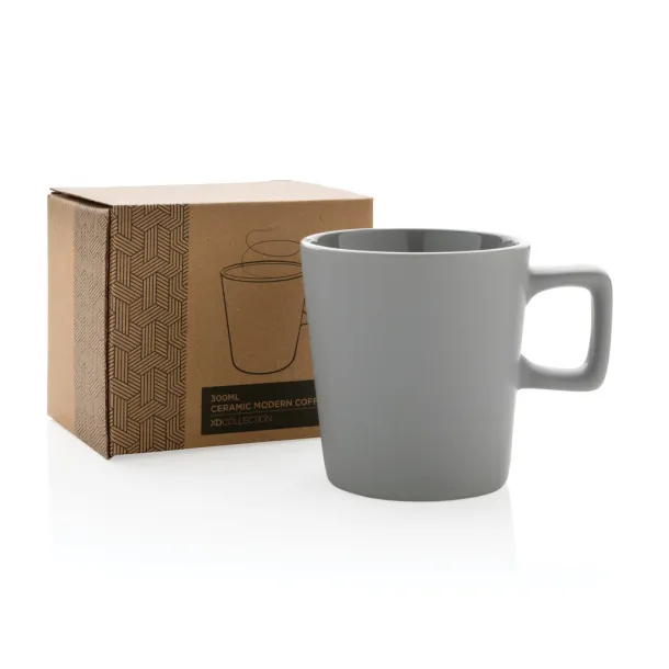  Keramička šalica za kavu, 300 ml - XD Collection Siva