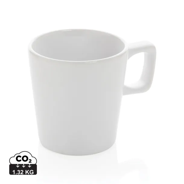  Ceramic modern coffee mug - XD Collection White White